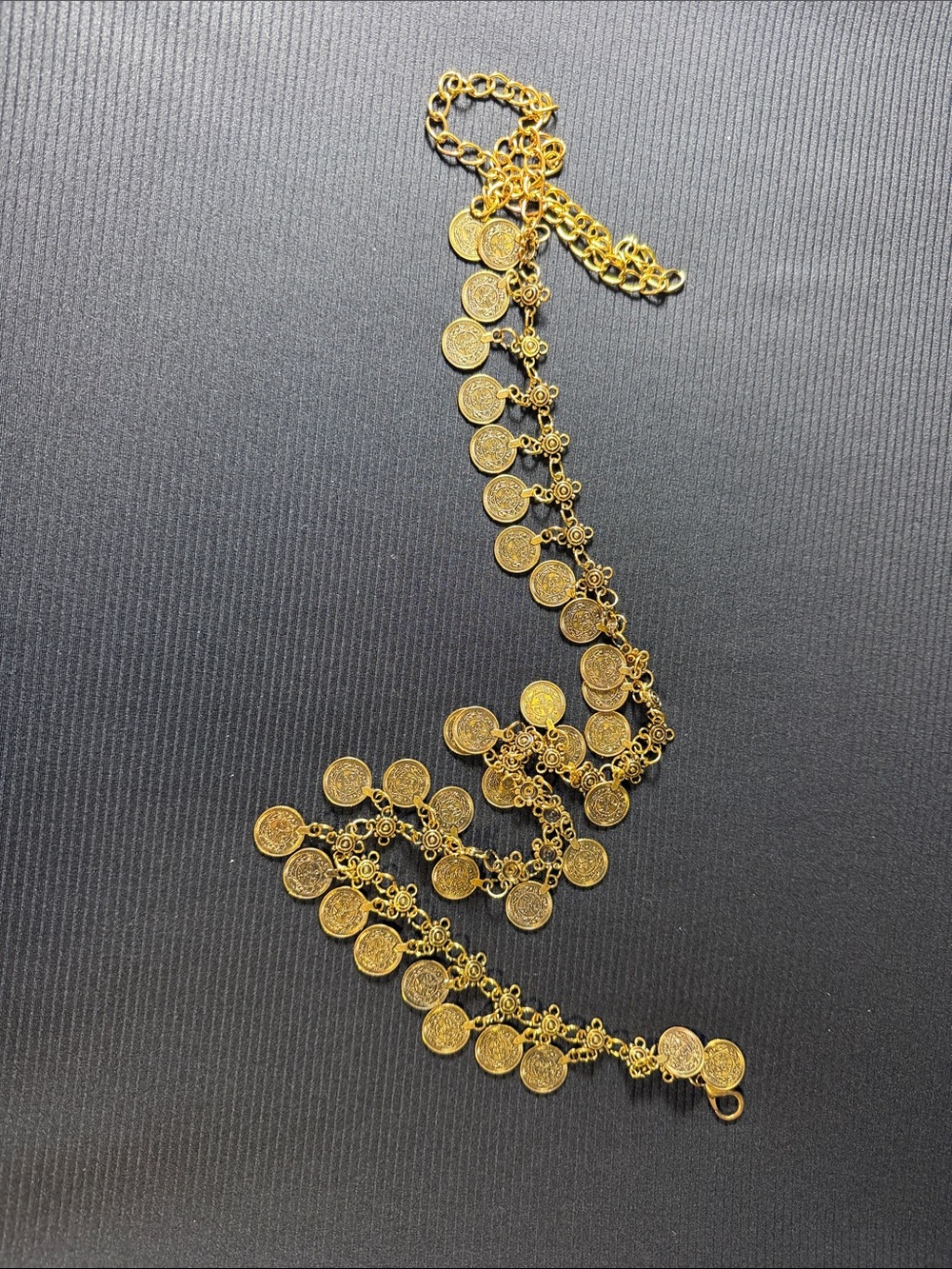 Gold Coin Dangle Belly Chain Necklace - Women Jewelry